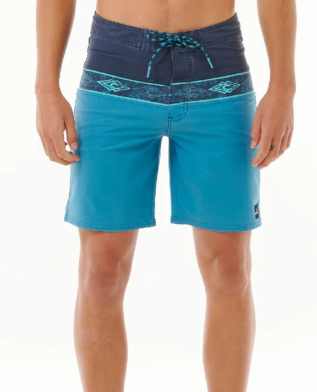 Men's comfy cargo trousers-Rip Curl Mirage Split Peak Boardshorts-Ocean