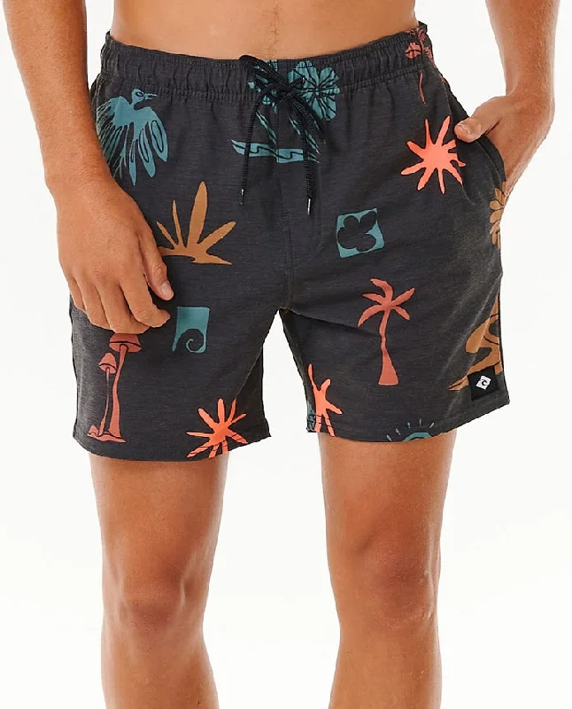 Men's comfy ripstop trousers-Rip Curl Party Pack Volley Boardshorts-Multico