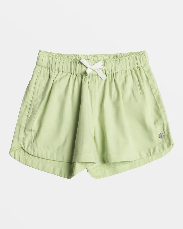 Men's lightweight faded jeans-Roxy Girls Una Mattina Shorts-Margarita