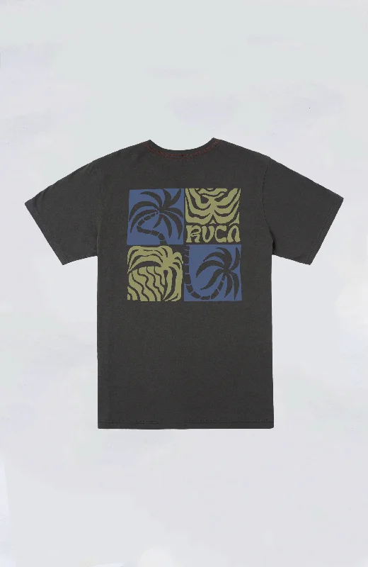 Men's short-sleeve anti-odor shirt-RVCA - Fronds Tee