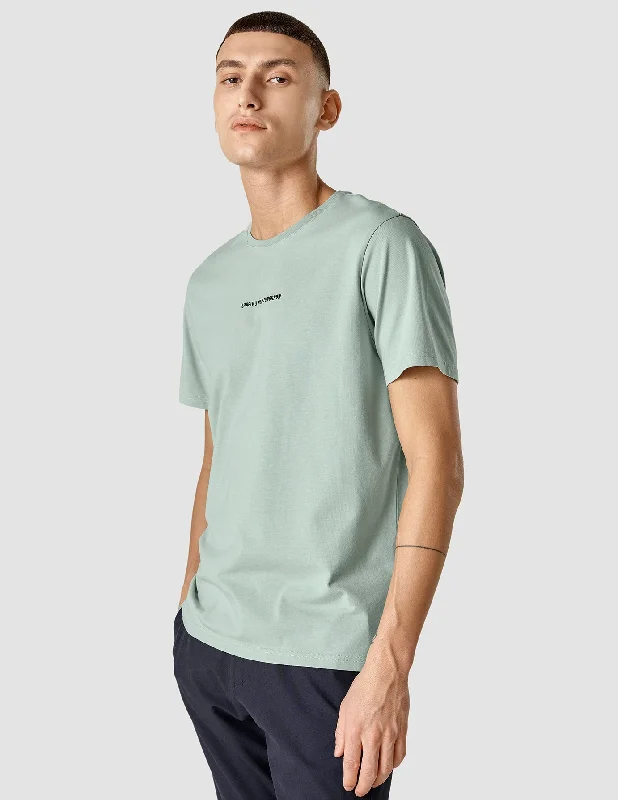 Men's short-sleeve soft faded tee-Supima Autograph T-shirt Calm Green