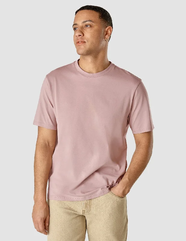 Men's short-sleeve breathable jersey tee-Supima T-Shirt Box Fit Dusty Lilac