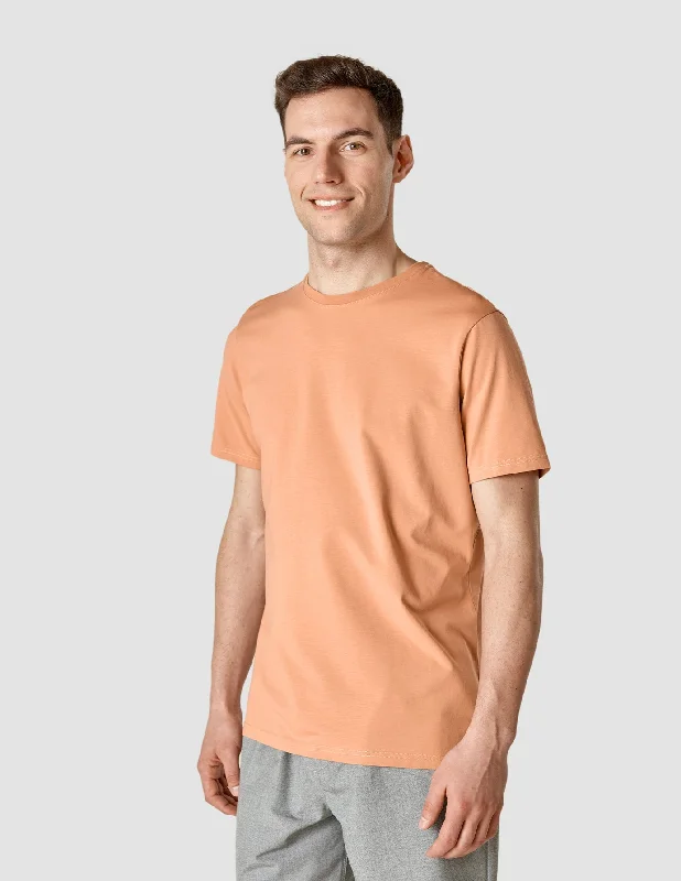 Men's short-sleeve tropical vibe tee-Supima T-shirt Rusty Caramel