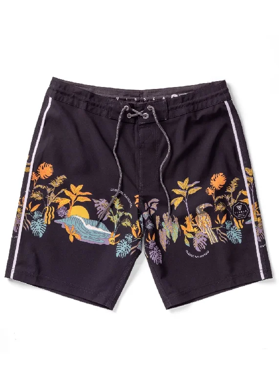 Men's tailored performance pants-Vissla Jungle Jams 18.5" Boardshorts-Phantom