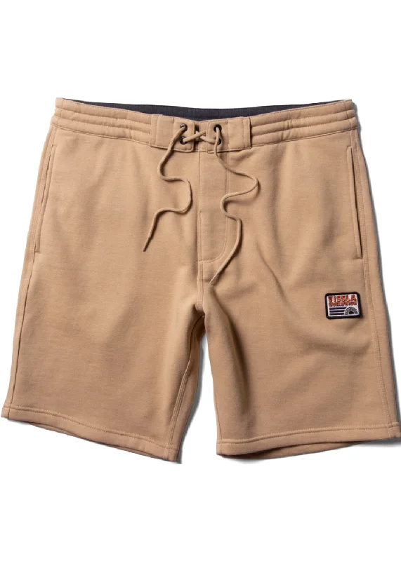 Men's tailored performance trousers-Vissla Solid Sets Eco 18.5" Sofa Surfer Shorts-Dark Sand