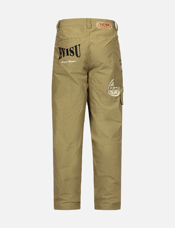 Men's durable travel pants-Asymmetric and Multi-Pockets Loose Fit Cargo Pants