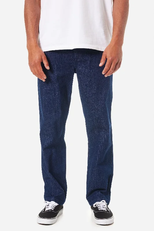 Men's skinny travel trousers-DECK DENIM E-WAIST PANT