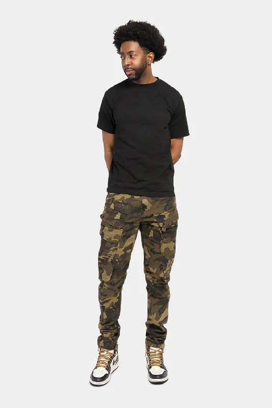 Men's lightweight cargo trousers-Dual Pocket Cargo Pants