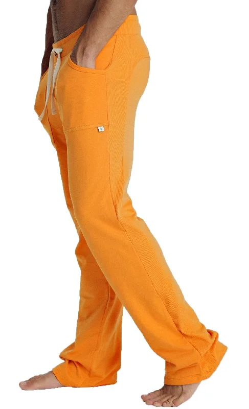 Men's classic travel pants-Eco-Track & Yoga Sweat Pant (Sun Orange)