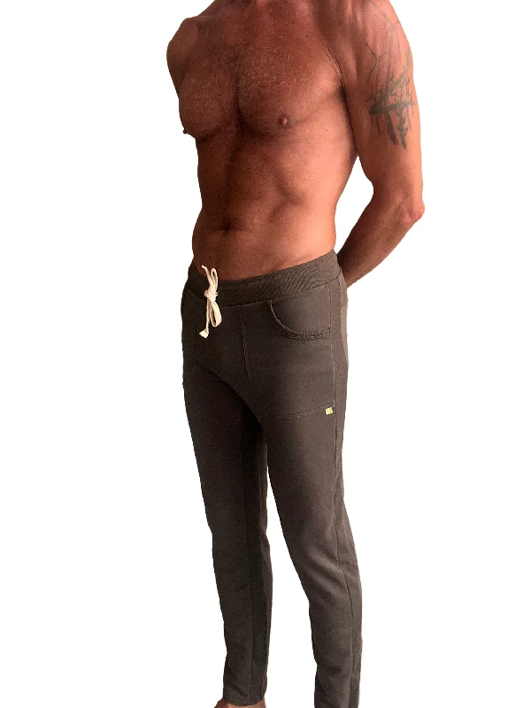 Men's relaxed corduroy pants-Eco-Track & Yoga Sweat Pant (Army Green)