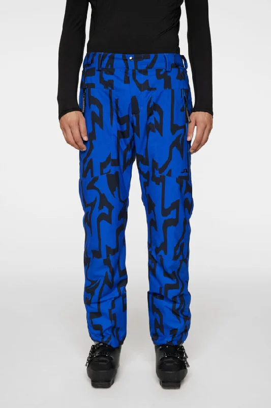 Men's comfy twill jeans-Clarke Print Pant