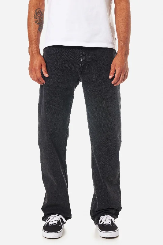 Men's slim faded jeans-GEORGE 64 RELAXED