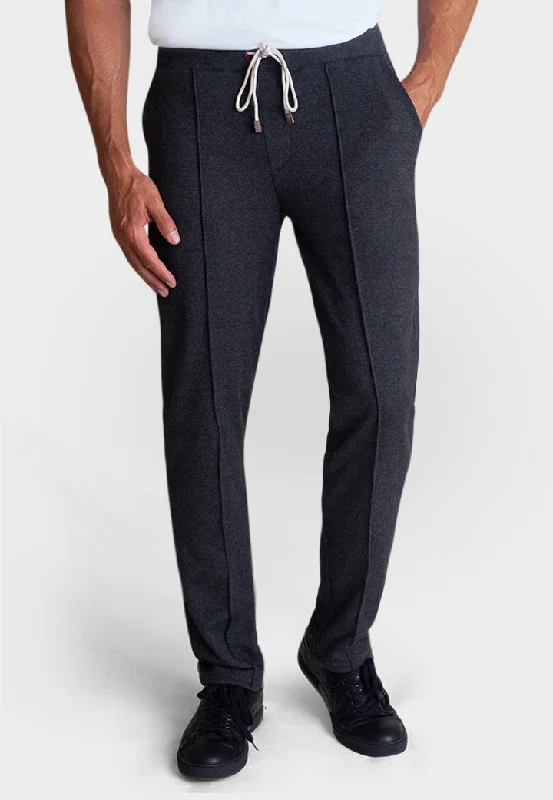 Men's formal pleated pants-Getaway Jogger Pants Charcoal Grey