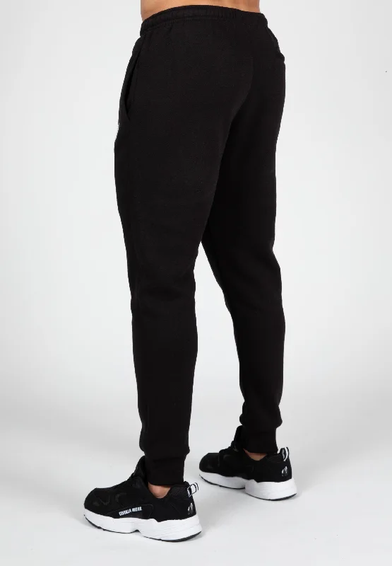 Men's soft ripstop trousers-Kennewick Sweatpants - Black