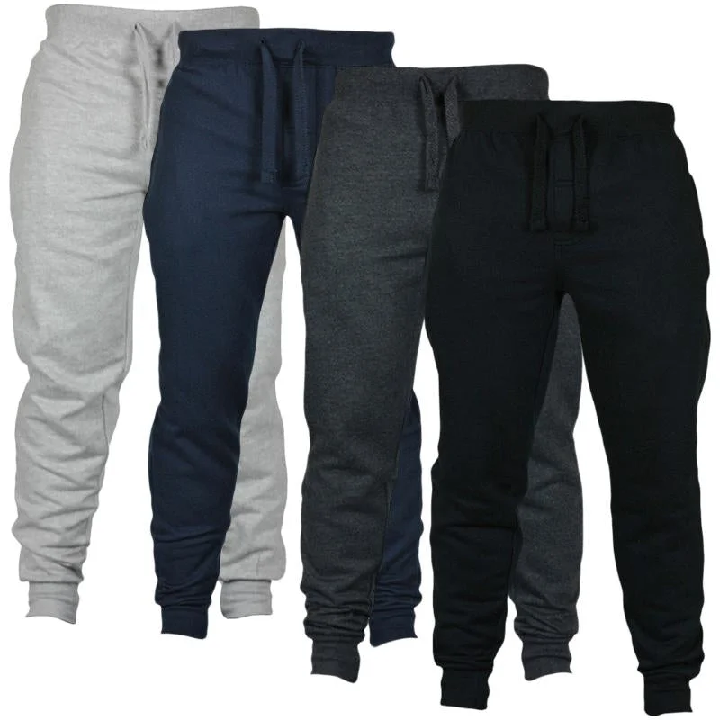 Men's slim faded jeans-Men's Cotton Jogger Pants