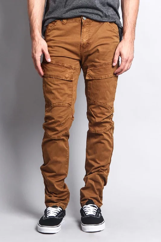 Men's rugged denim pants-Men's Front Cargo Pants