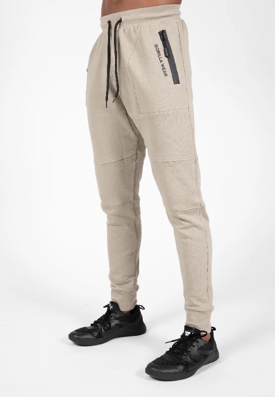 Men's formal twill trousers-Newark Pants - Beige