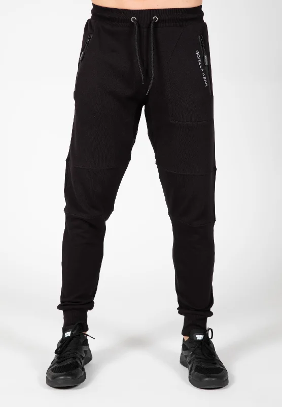 Men's comfortable corduroy pants-Newark Pants - Black