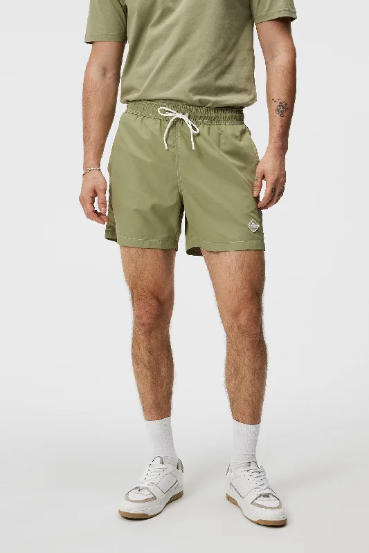 Men's classic cargo jeans-Banks Solid Swim Trunks