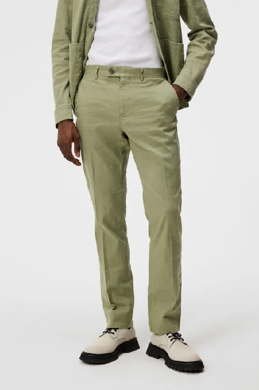 Men's rugged travel pants-Lois Linen Stretch Pants