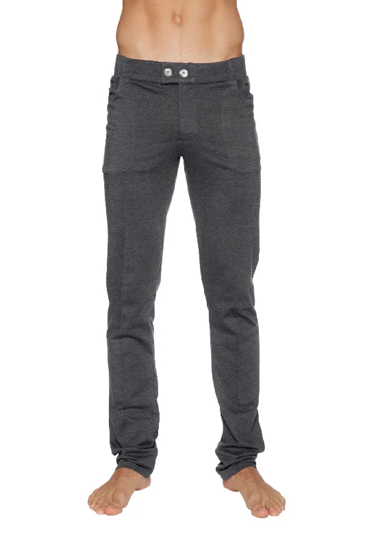 Men's tailored twill pants-Tactical Urban at Home Dress Pant Yoga Pant (Charcoal)