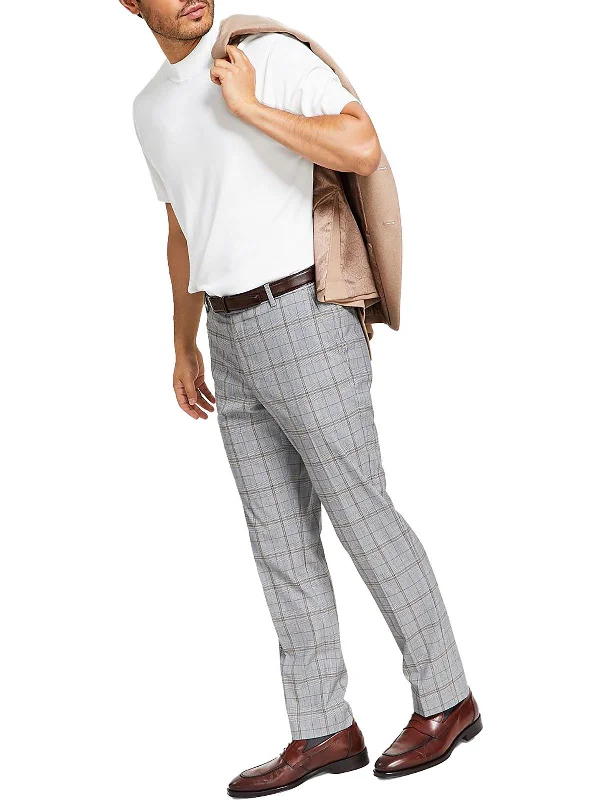 Men's rugged travel pants-Tate Mens ModernFit Dress Pants