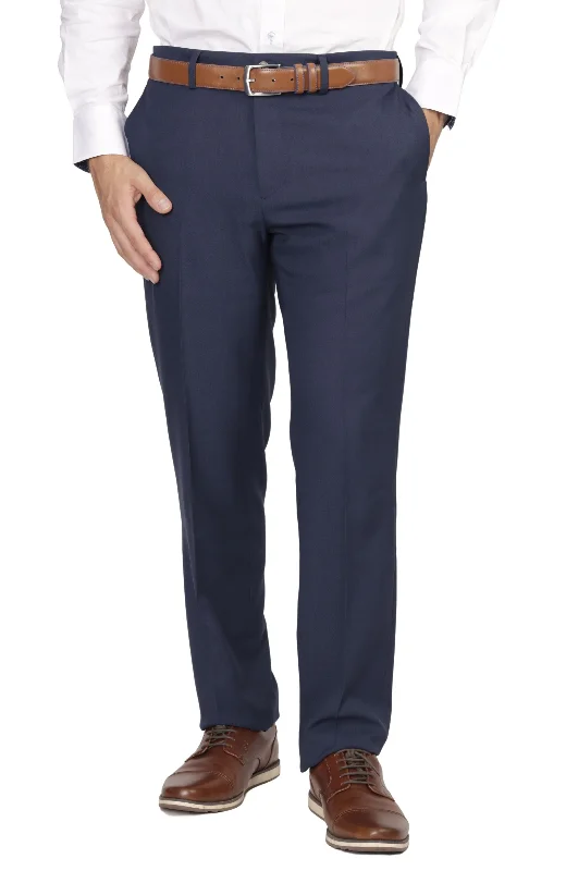 Men's classic linen pants-Timeless Solid Dress Pants