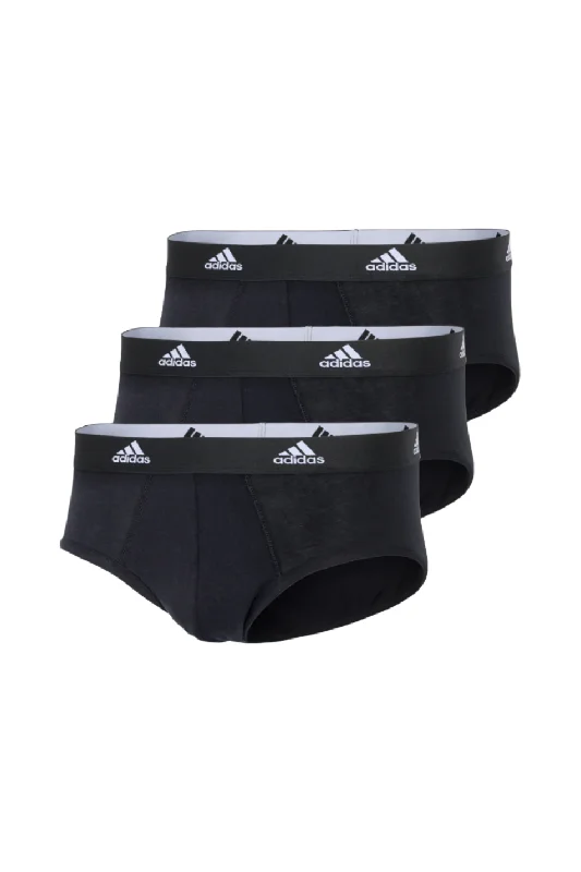 men's athletic trunks for movement-Adidas Active Flex Cotton 3 Pack Men's Brief