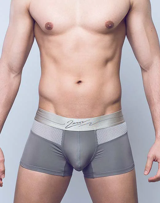 men's breathable trunks for air flow-AKTIV Boreas Trunk Underwear - String Brown