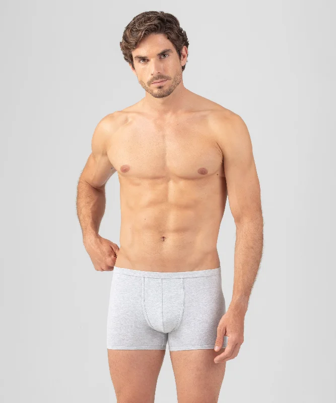 men's patterned boxer shorts pack-Boxer Briefs: Heather Grey