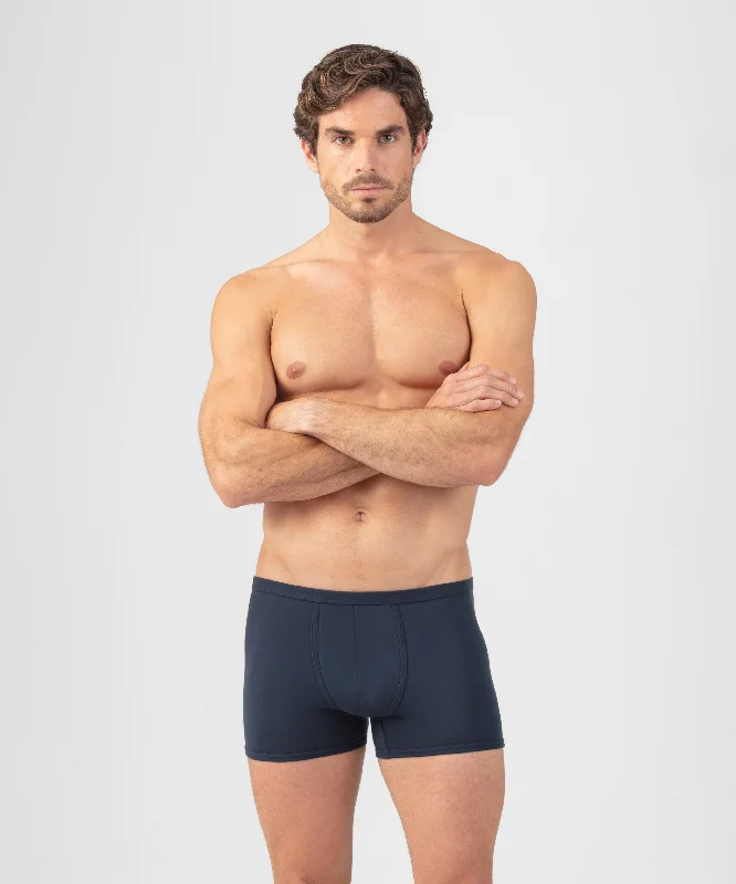 men's seamless trunks-Boxer Briefs: Navy