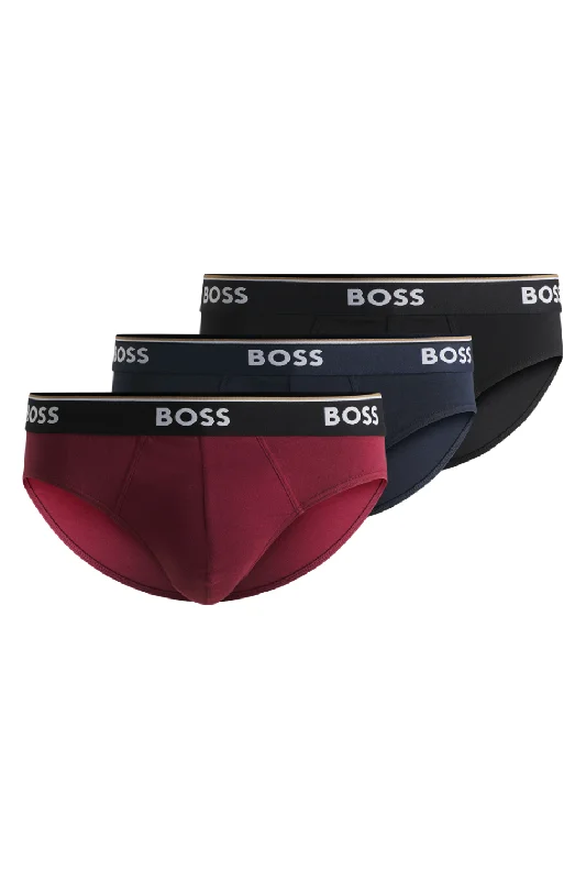 men's premium briefs for excellence-Boss 3 Pack Men's Power Brief