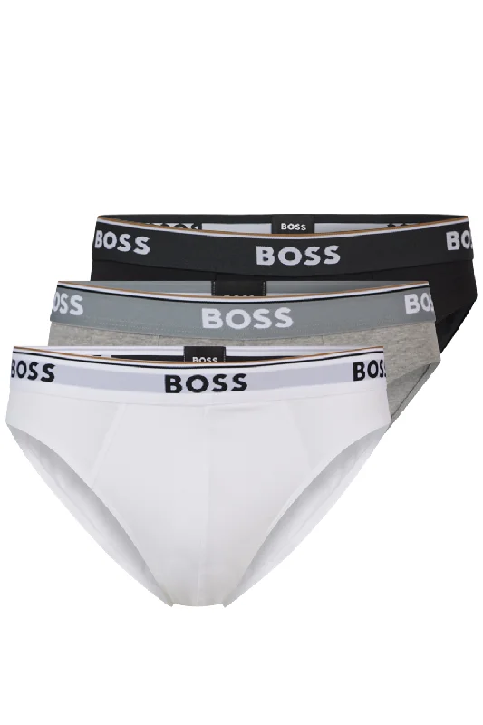 men's durable underwear for rough use-Boss Men's 3 Pack Brief