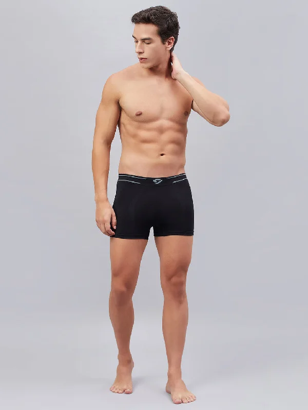 men's slimming underwear multipack-C9 Airwear Seamless Trunk For Men - Black