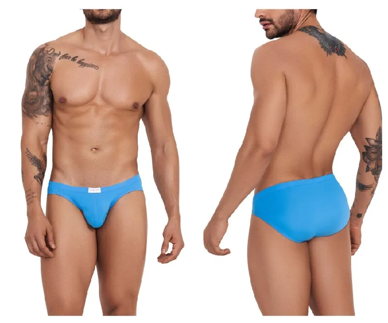 men's long-leg briefs-Clever 1205 Angel Briefs Color Blue