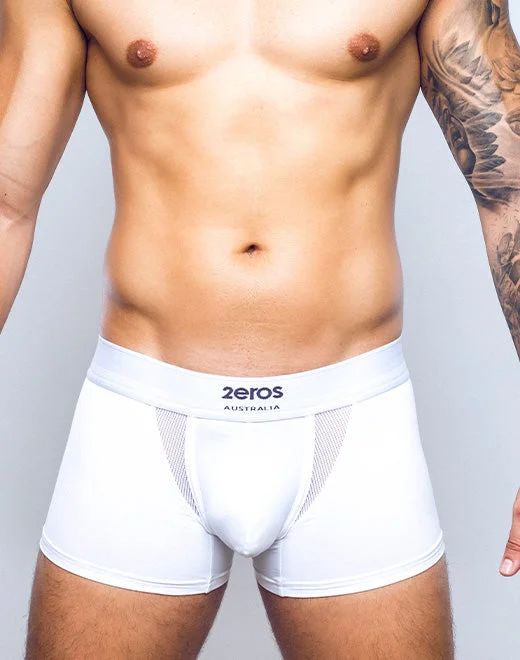 men's high-waisted boxer briefs pack-AKTIV Cronus Trunk Underwear - White