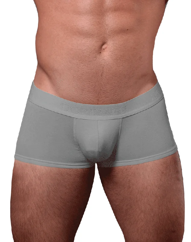 men's affordable trunks for value-Doreanse 1760-gry Low-rise Trunk Gray