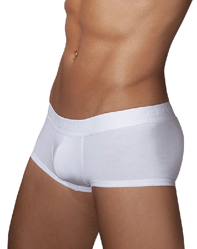 men's organic cotton underwear bundle-Doreanse 1760-wht Low-rise Trunk White