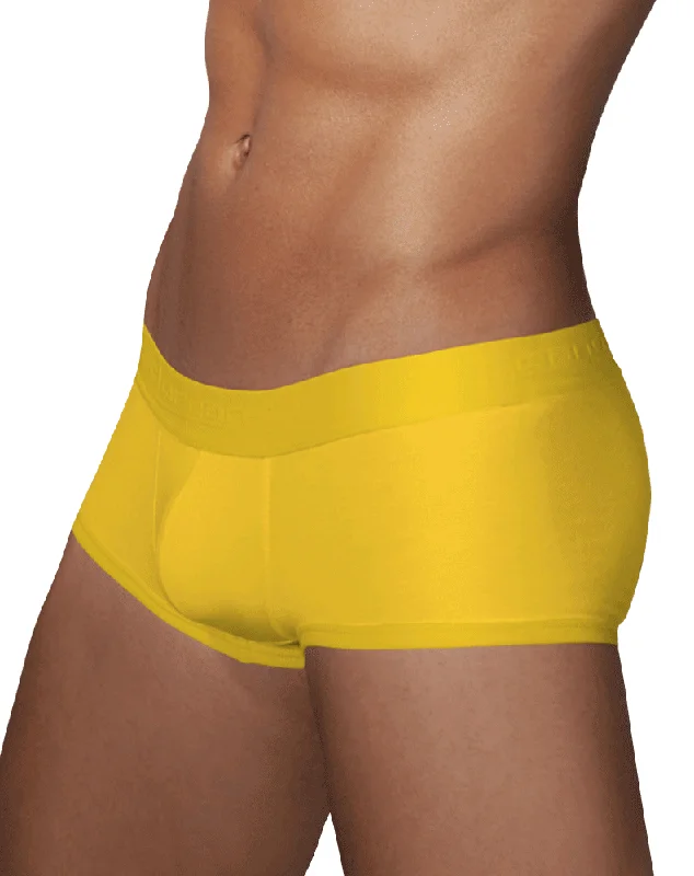 men's athletic underwear-Doreanse 1760-ylw Low-rise Trunk Yellow