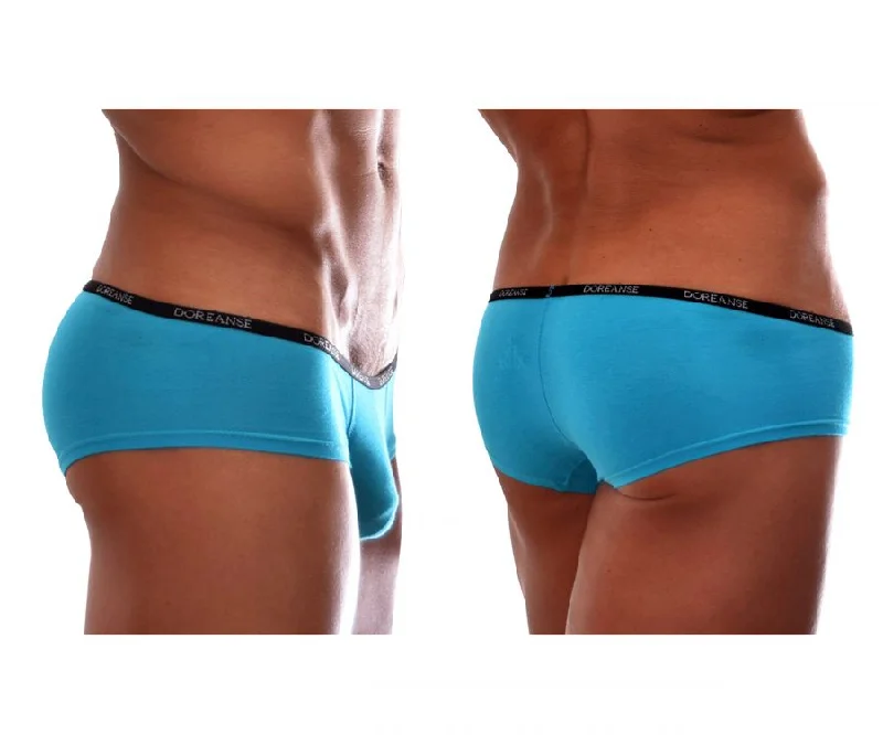 men's slimming underwear service-Doreanse 1781-TRQ Naked Mini Trunk Color Turquoise