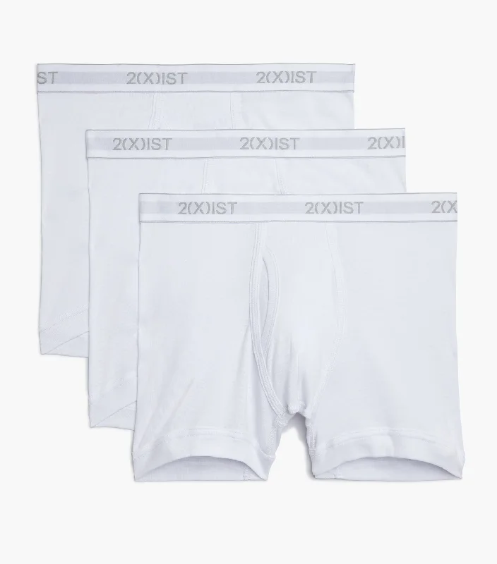 men's slim-fit underwear deal-Essential Cotton Boxer Brief 3-Pack