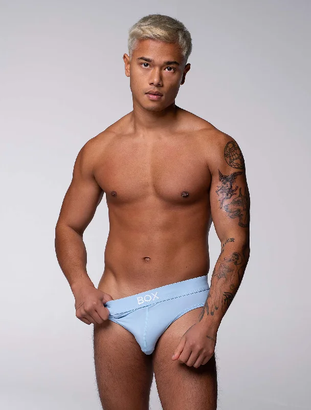 men's loose-fit underwear delivery-Glide Briefs - Interstellar Blue