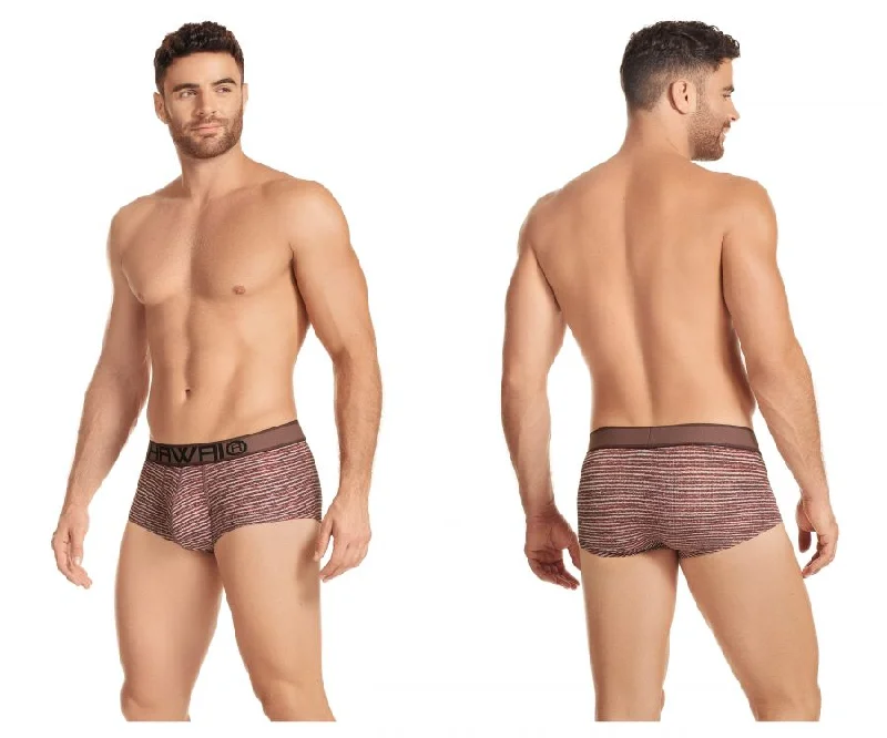 men's durable underwear monthly-HAWAI 41975 Briefs Color Mahogany