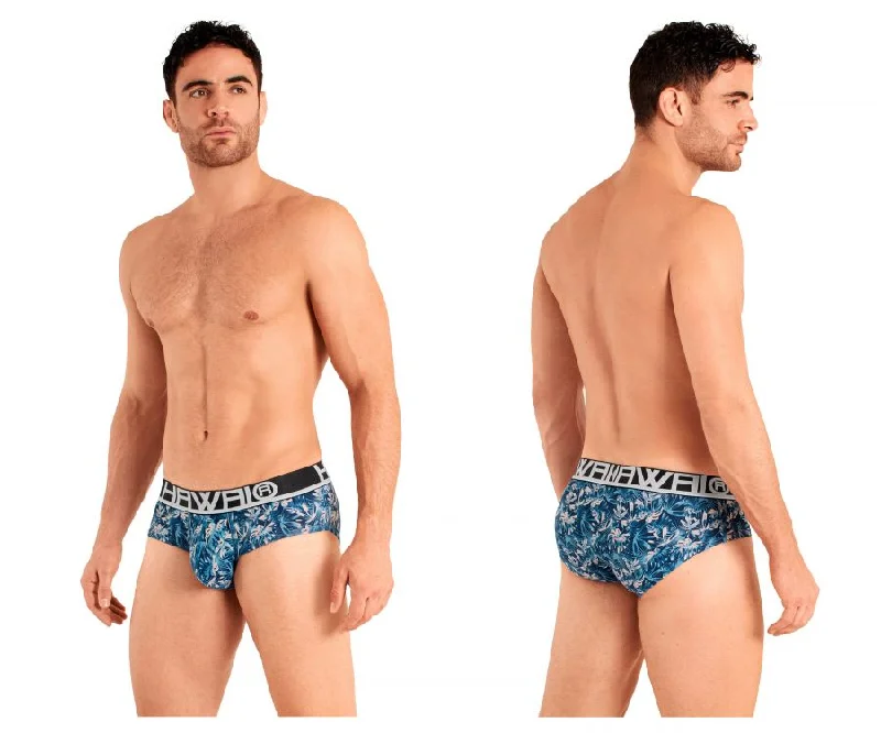 men's microfiber underwear service-HAWAI 42026 Briefs Color Blue