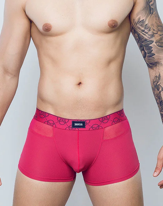 men's anti-slip trunks pack-Himeros Underwear Trunk - Raspberry