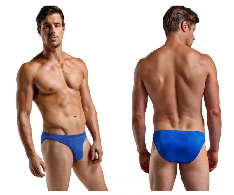 men's compression underwear bundle-Magic Silk 6606 Silk Briefs Color Cobalt