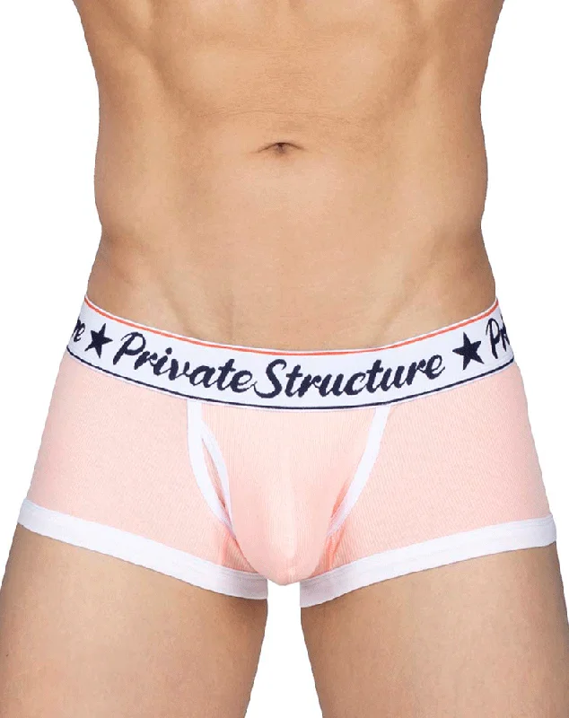 men's supportive underwear service-Private Structure Scux4070 Classic Trunks Baby Blush