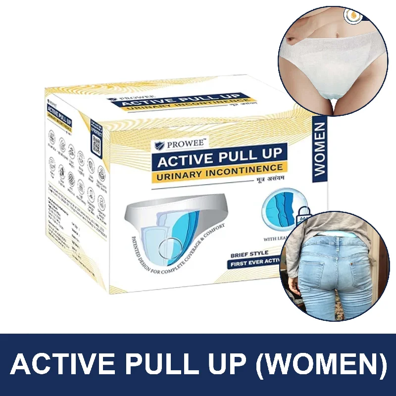 men's workout underwear-Better than Adult Diaper, Women Active Pull Up with Leak Guard for Urinary Incontinence (large Volume), Microbe Protected. Prowee Active Pull Up (Women)