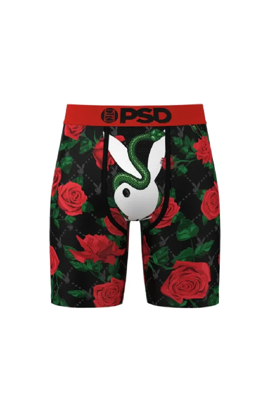 men's supportive boxer shorts for lift-PSD Men's Playboy Slither 7" Boxer Brief