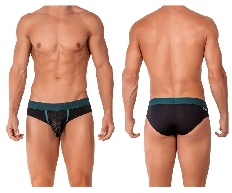 men's cooling trunks for relief-Roger Smuth RS023 Briefs Color Black